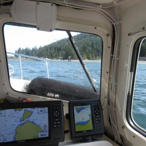 Approaching Blakely dock- Ice Cream!