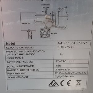 Alpicool refer specification