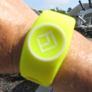 FELL  FOB can be worn on wrist or may be worn on a lanyard.