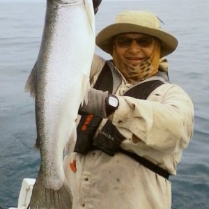 Big Lake Michigan buck Steelhead