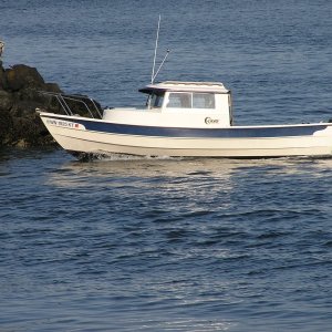 Media 'Rob delivering the boat at Shilshole' in album 'My first view of my boat sitting on the rack at Edmonds'