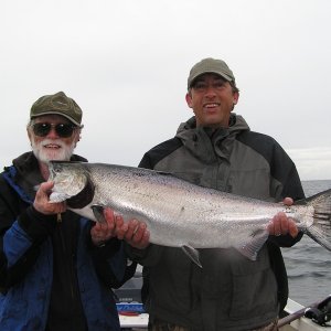 Queen Charlotte Strait chinookie June 08