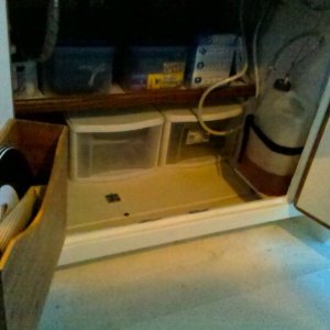 Media 'New Shelf Under Galley (low light, phone camera)' in album 'TowelRack'