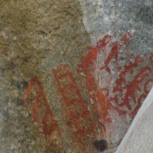 Pictograph noted in the Waggoners Cruising Guide