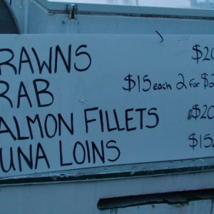 I think we'll catch our own thanks!  Pender Harbour