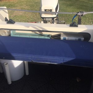 Media 'Rear bench pad....comfort for the dogs.' in album 'Camper Back Option: 3 section design.'