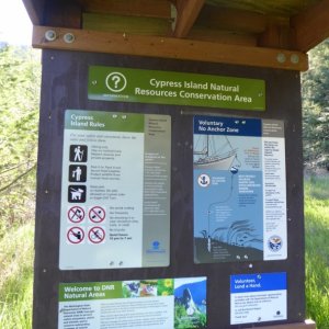 This is about all that's here - no campsites, no water, and just a primitive hiking trail