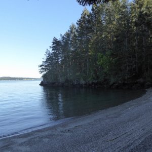 The next beach over from Eagle Harbor, just on the outside and to the North