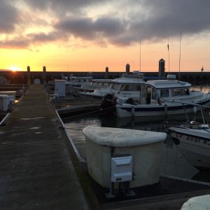 Sunrise at the South Beach Harbor Marina