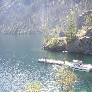 Media 'C-Spaz Relaxing at Graham Bay' in album 'Lake Chelan Fred 9 19 2007 008 sized'