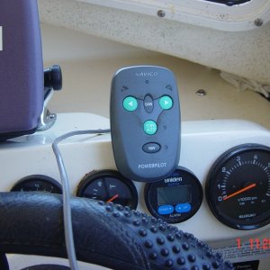 Showing the Auto Pilot also  the Suzuki tach and message center and D/S