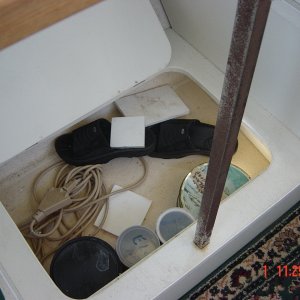Storage under table