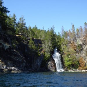 Waterfall in Teakerne Arm