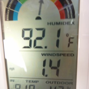 and it was warm