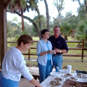 Bob and Vickie Guth  and Anita Grove