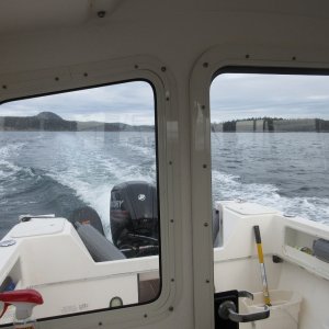 Leaving Stuart Island Sunday Morning
