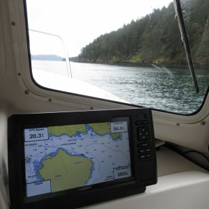 Media 'Cruising along the N. side of Shaw Island' in album 'Sunday Morning at Reid Harbor, Stuart Island'