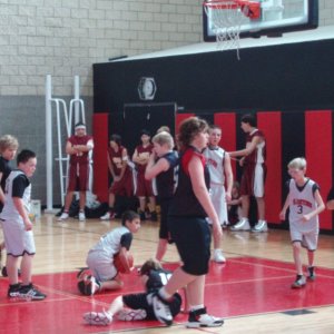 Media 'But his real love is basketball...scrambler with the ball' in album 'MzHaley, Granddaughter Supreme'