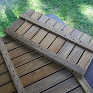 Underneath Teak Closeup
