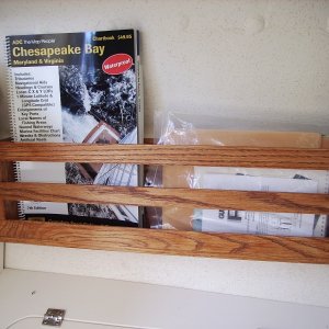 Oak Chart Rack