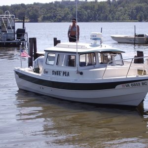Media 'Put In At Belle Plains Boat Club, Stafford VA' in album 'Not an original photo of Swee Pea, but her twin.'