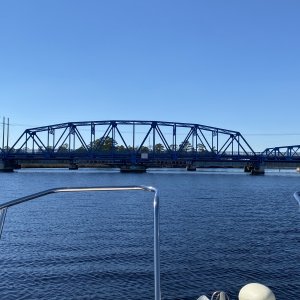 Last fuel available was in Fernandina where we were warned about the ?blue bridge?  that we likely couldn?t get under