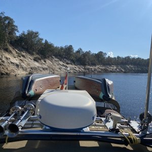 Tall bluffs on the St.Mary?s River