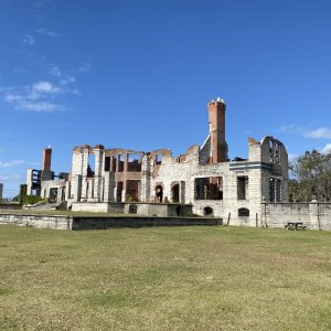 History includes a cemetery and ruins. Very pretty place