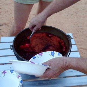 cherry cobbler