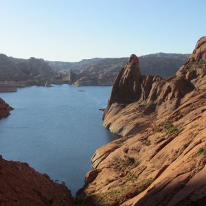 View from Hole in the Rock trail. "Little Joe" is in the bottom of the picture. It was a great climb to the top of the trail.
