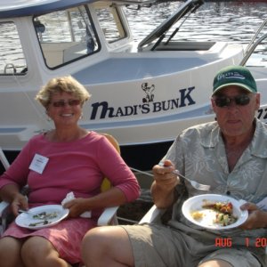 Media 'aug 2009 063
Potluck at Nanaimo' in album 'Captain and Mate'
