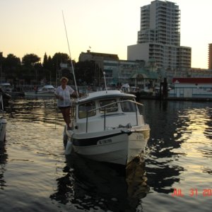 Media 'Shirley & Leroy
MAMALENA
arriving at Nanaimo 2009' in album 'Captain and Mate'