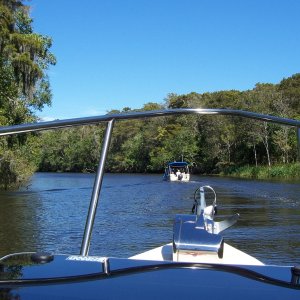 Following Papillon on river cruise