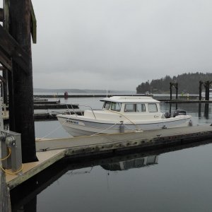 Not many other boats on H-dock