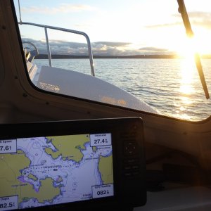 Media 'Sunrise leaving Friday Harbor' in album 'Night-time departure from Twin Bridges'