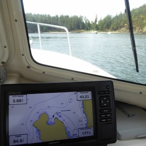Arriving at Jones Island