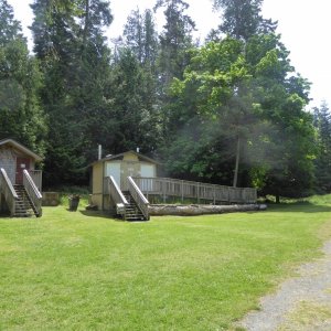 The main facilities at Jones Island