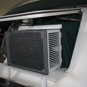 Media 'Port side outside' in album 'TomCat air conditioner, and Sunbrella shroud.'