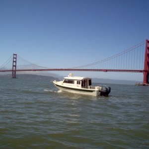 Dora Jean at the Golden Gate