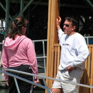 Bill (Islander guest) and Natalie's sister, Rene