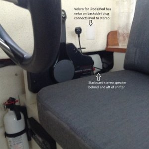 Media 'Fire extinguisher, stereo, speaker & iPod location' in album 'Winter Mods & Repair'