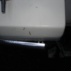 Bumper strip port vertical view