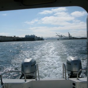 SF in background after sea trial
