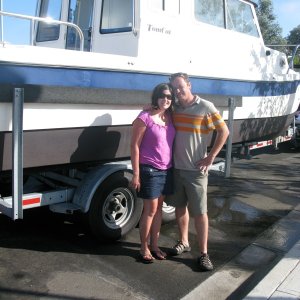 Media 'Proud new owners, ready for a long drive back to Bellingham' in album 'Sea Trial in SF Bay, Bay bridge ahead'