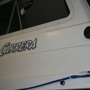 finally got the name on the boat