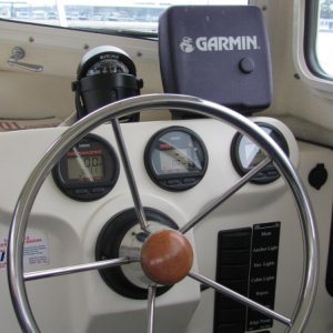 Instrument Panel- Fuel Management, Speed, and Tach.