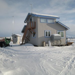 Our cabin @ Summit lk. (1/2 way to Valdez!)