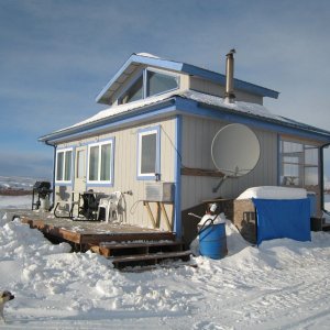 Cabin on a nice day!