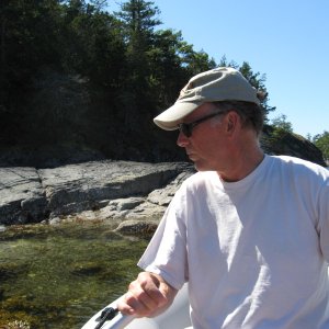 Rowing in Smuggler Cove