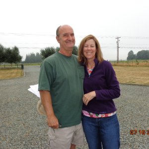 Bill and Dana, July 2014, Bow, WA